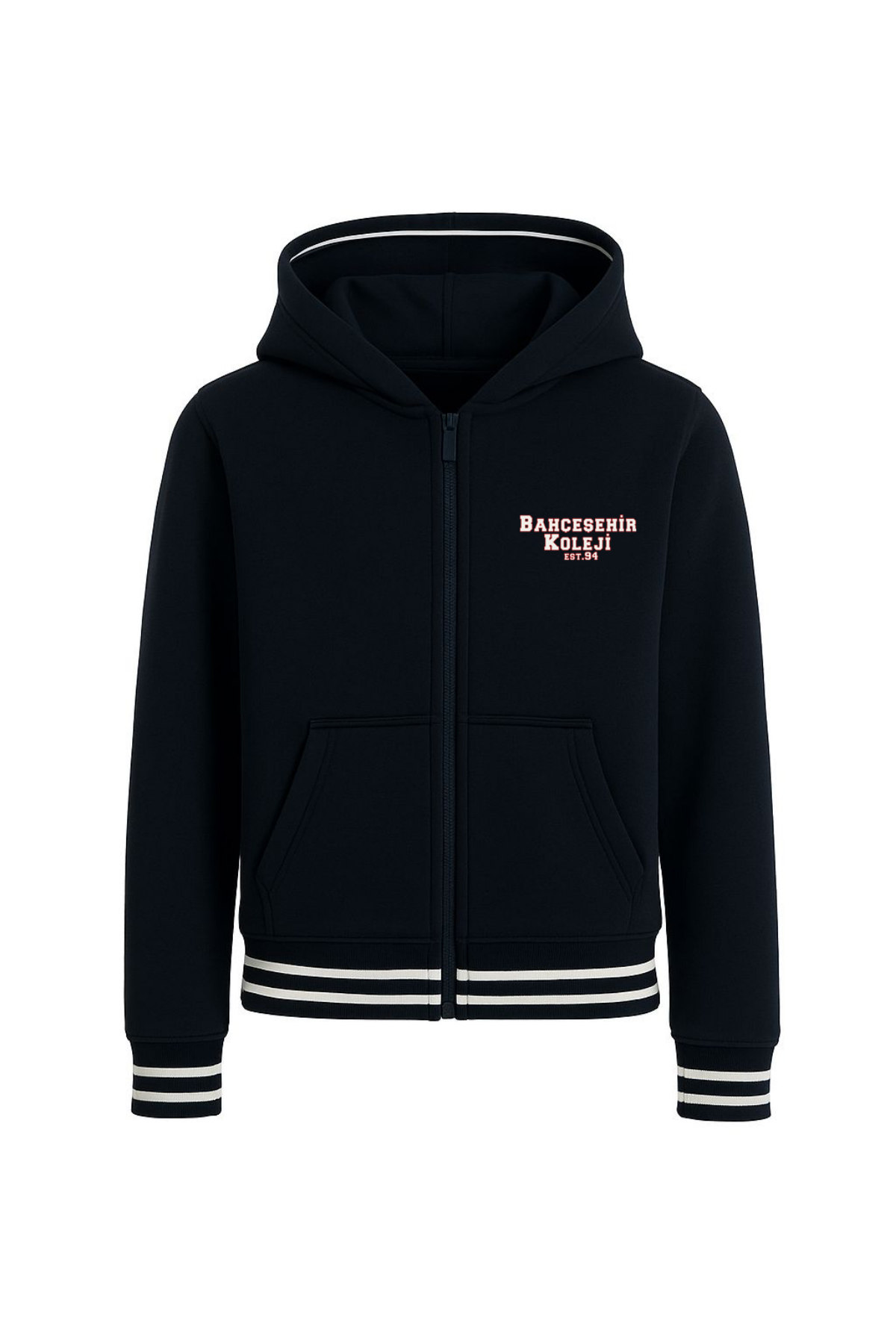 BK Campus Zip Up Dark Blue (2 iplik)