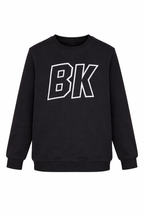 BK Siyah Sweatshirt (2 iplik)