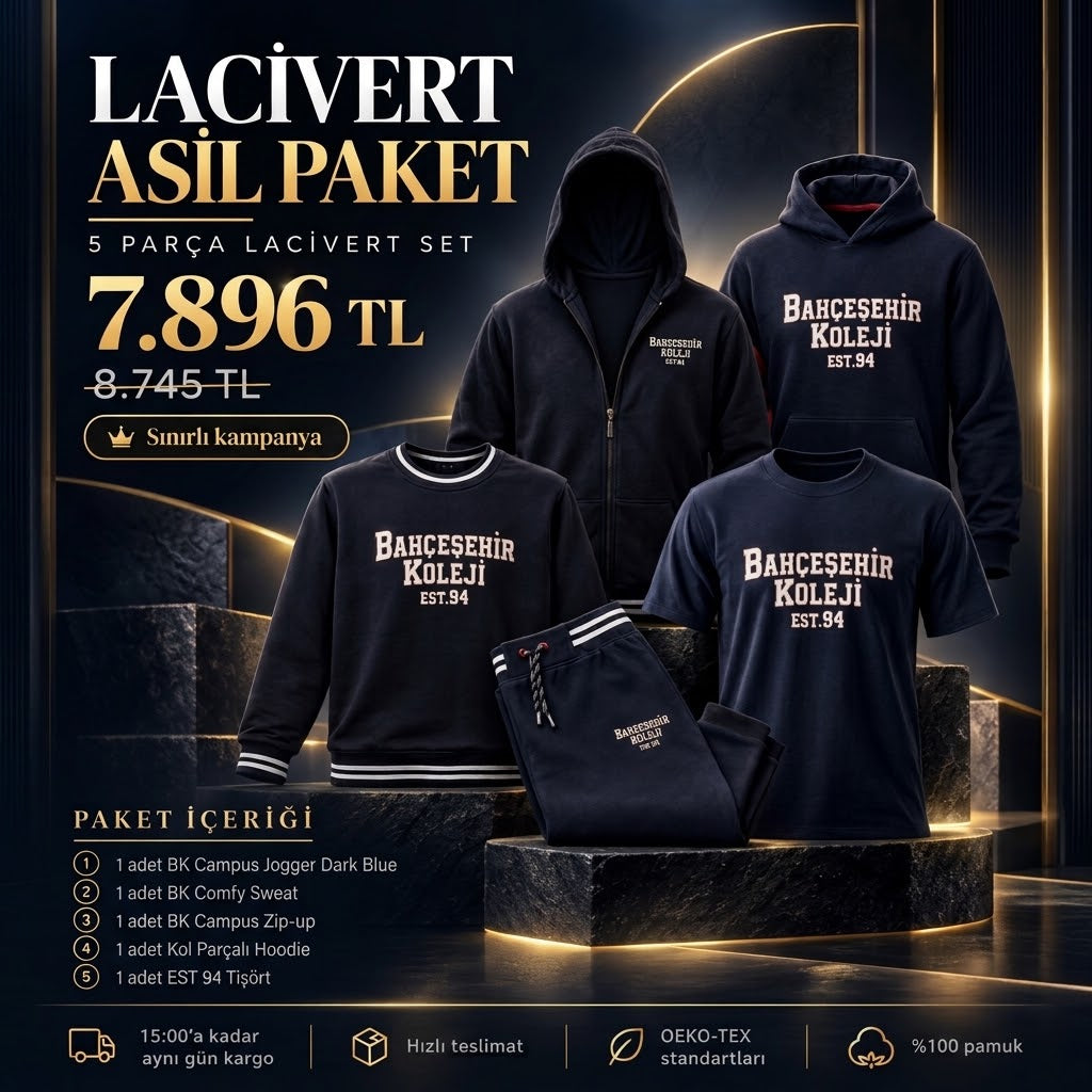 Lacivert Asil Paket