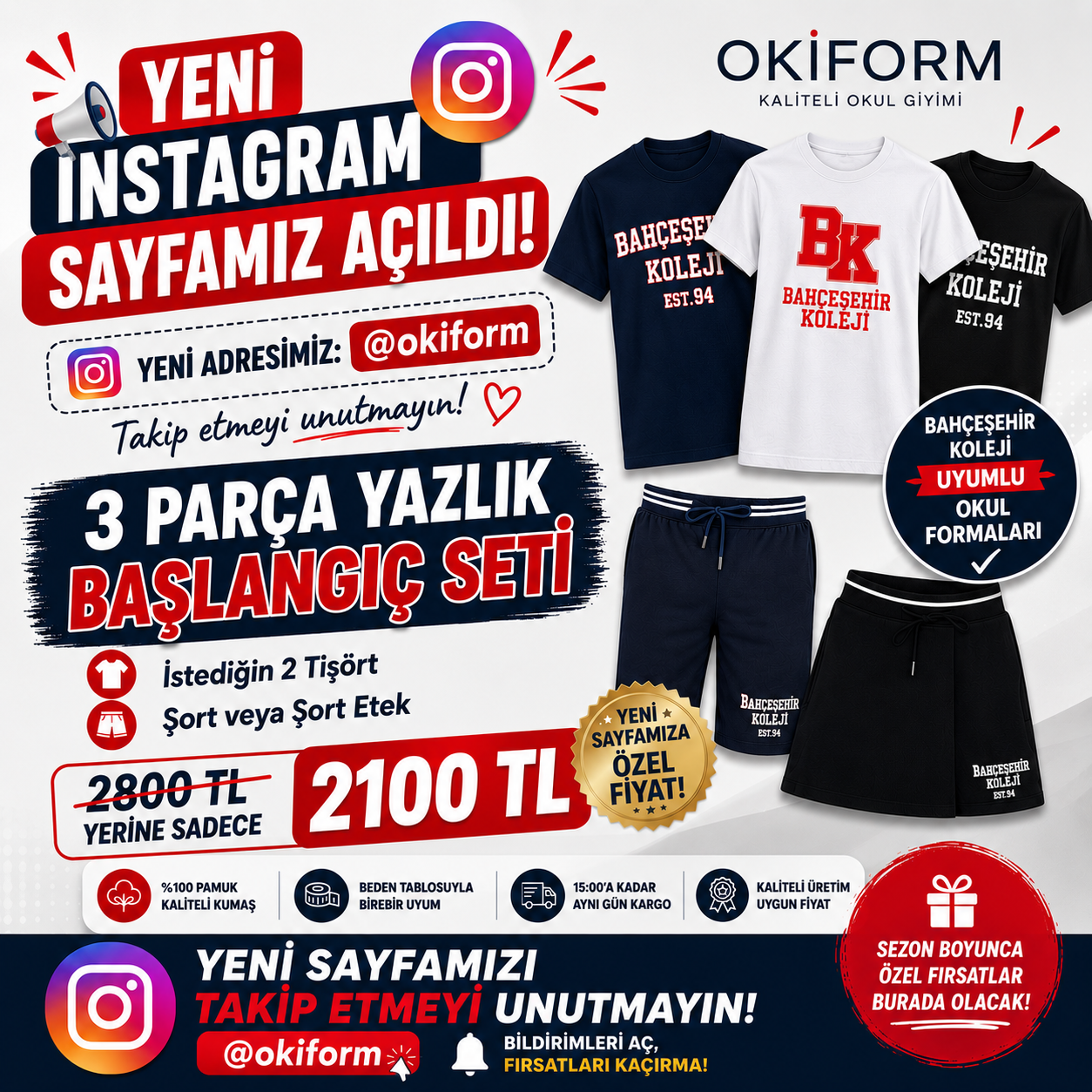 3 PARÇA YAZLIK BAŞLANGIÇ SETİ
