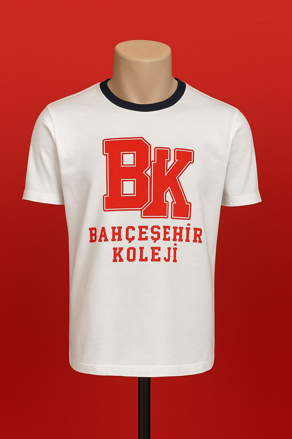 BK Spor Yaka T-Shirt