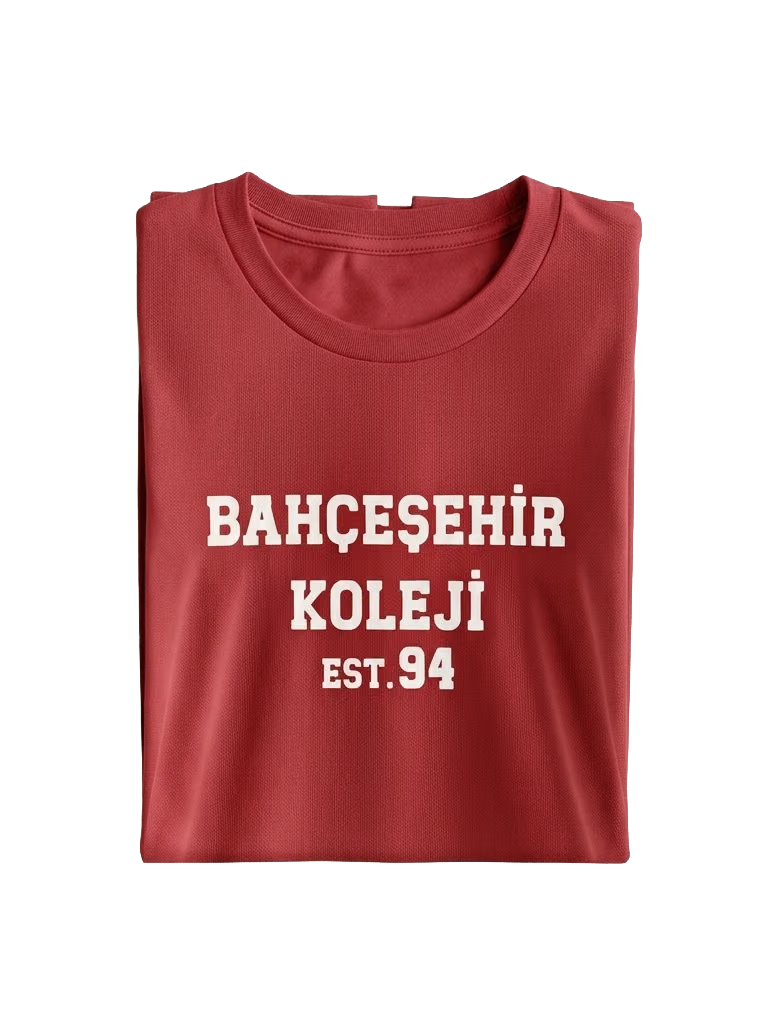 Bahçeşehir Koleji EST 94 Kırmızı Tişört