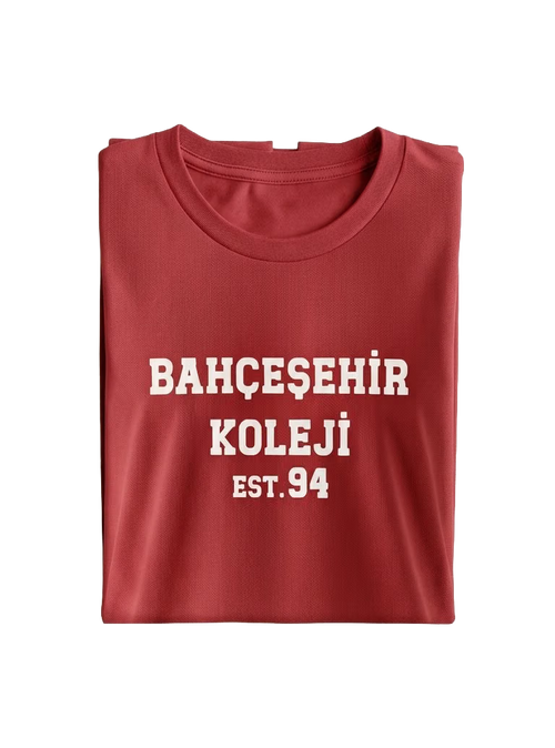 Bahçeşehir Koleji EST 94 Kırmızı Tişört