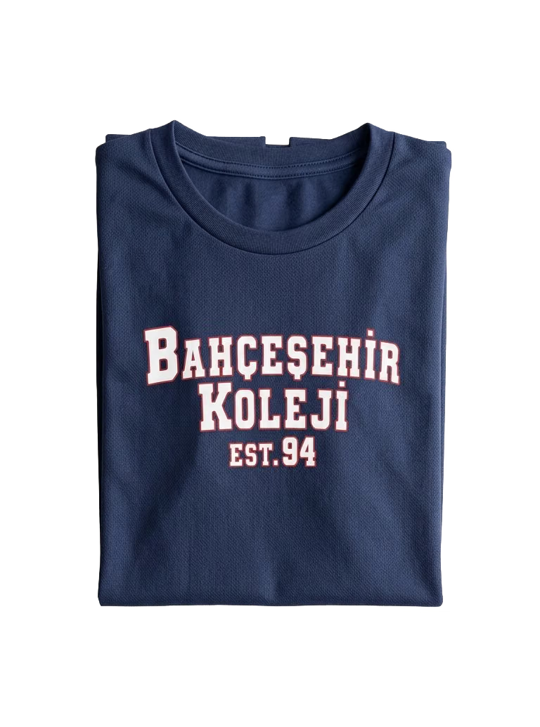 Bahçeşehir Koleji EST 94 Lacivert Tişört