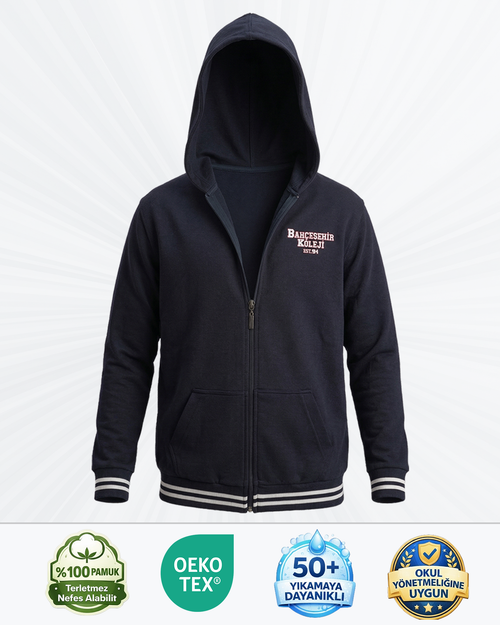 BK Campus Zip-Up (3 iplik)