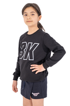 BK Siyah Sweatshirt (2 iplik)