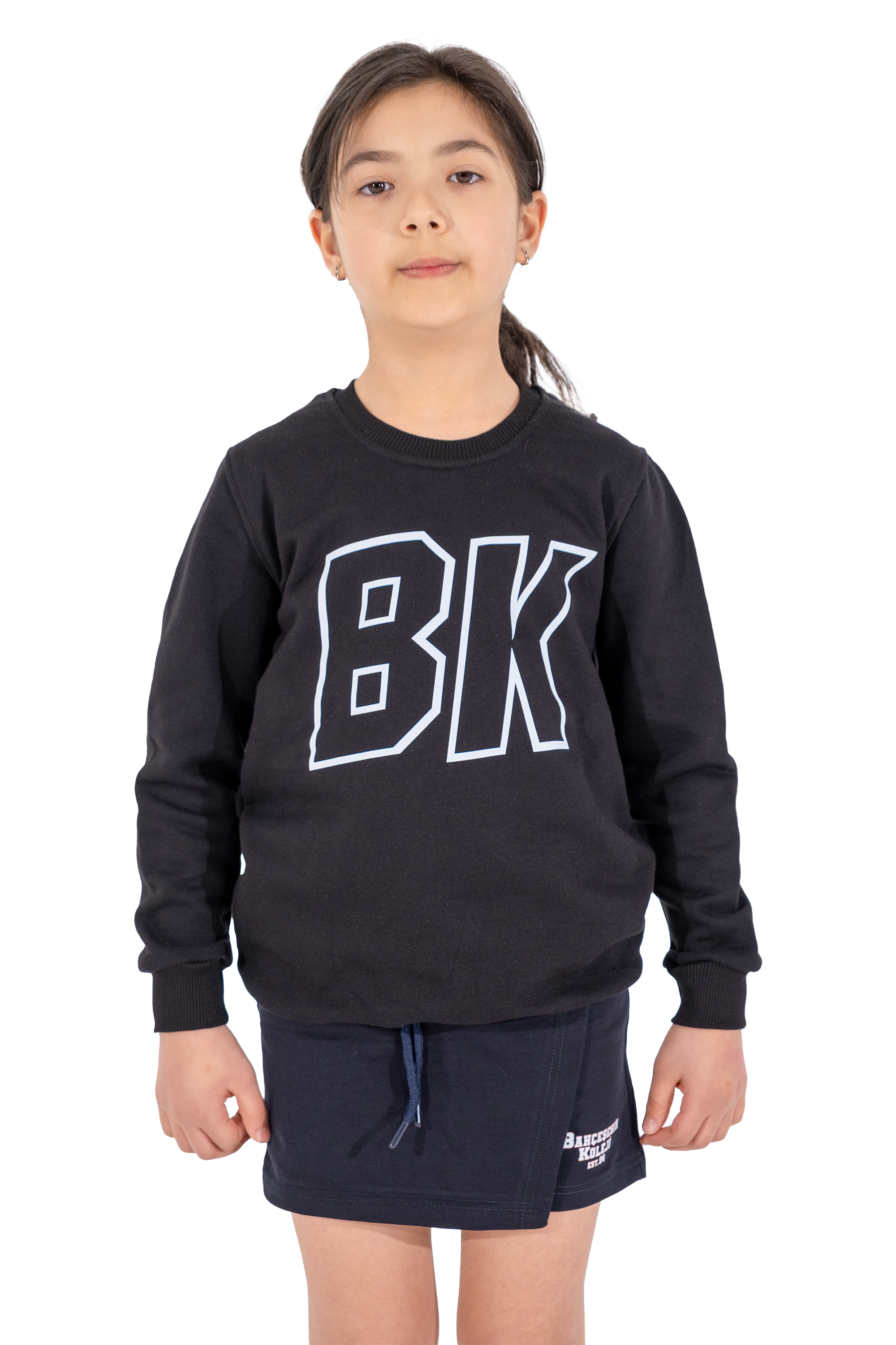 BK Siyah Sweatshirt (3 iplik)