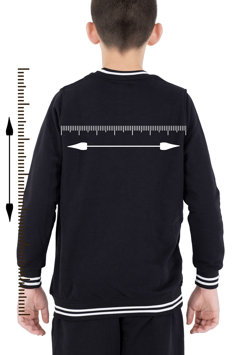 BK Comfy Sweatshirt Dark Blue (3 İplik)