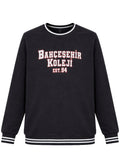 BK Comfy Sweatshirt Dark Blue (3 İplik)