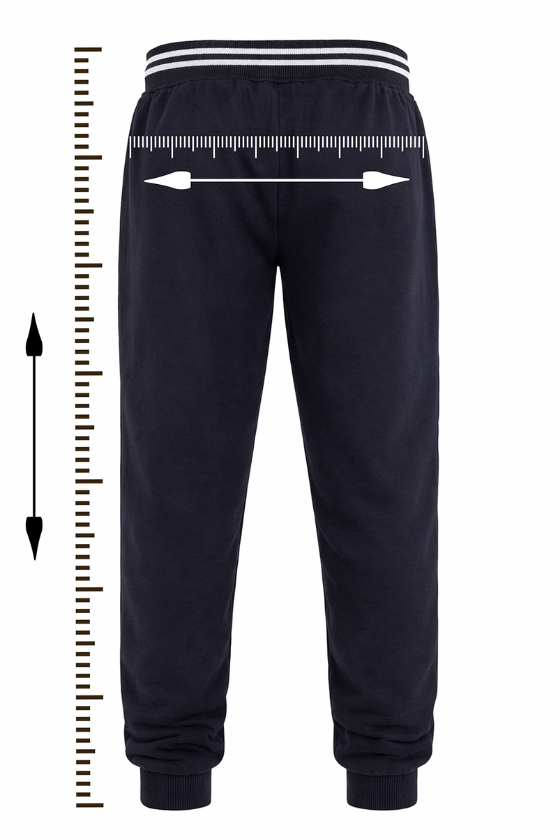 BK Campus Jogger Dark Blue Eşofman Altı (2 İplik)