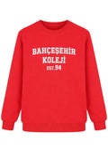 Bahçeşehir EST94 Kırmızı Sweatshirt