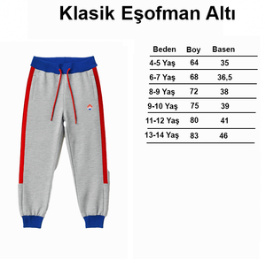 Gri Eşofman Takımı  (Outlet - İade/Değişim Yok!)