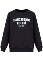 Bahçeşehir EST94 Siyah Sweatshirt (3 İplik)