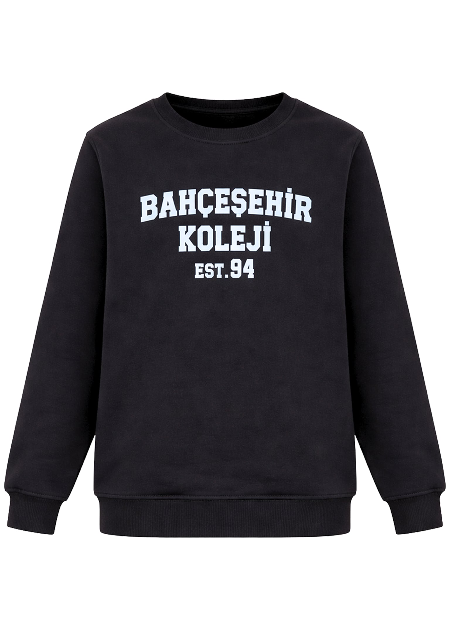 Bahçeşehir EST94 Siyah Sweatshirt (3 İplik)