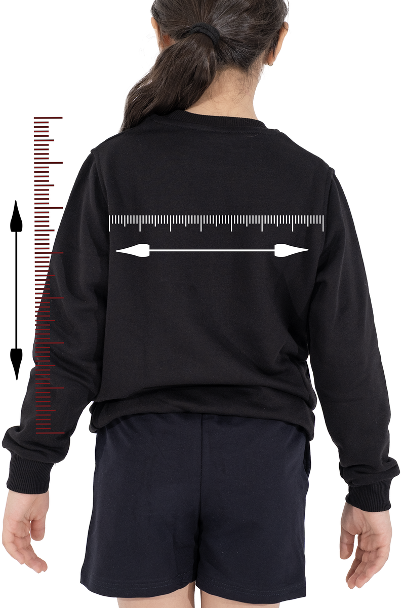 Bahçeşehir EST94 Siyah Sweatshirt (3 İplik)