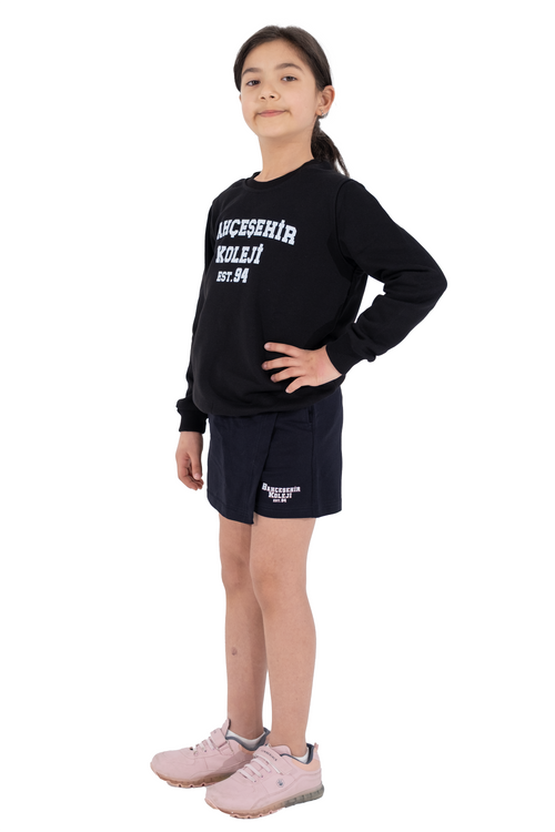 Bahçeşehir EST94 Siyah Sweatshirt (3 İplik)