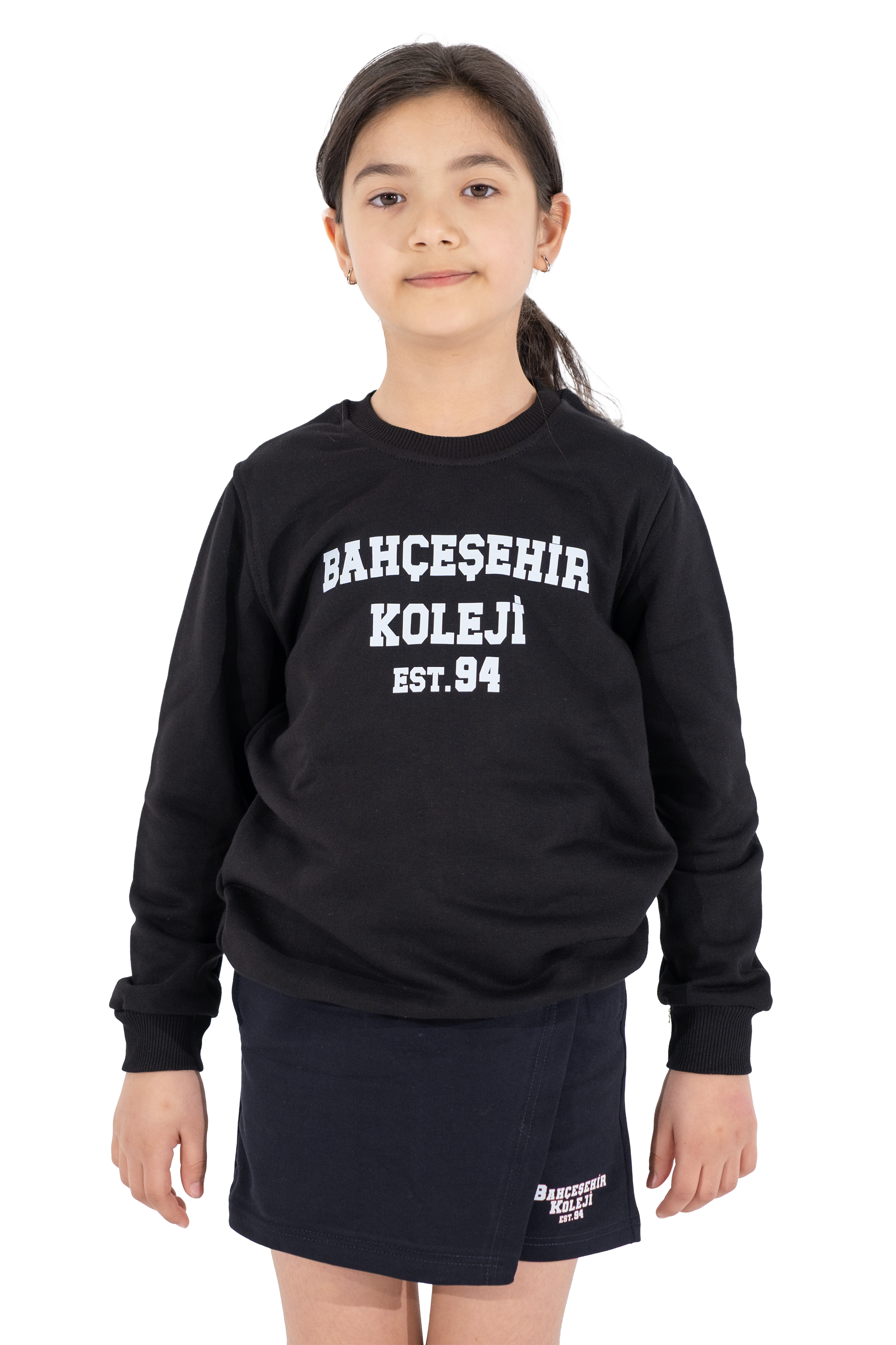 Bahçeşehir EST94 Siyah Sweatshirt (3 İplik)