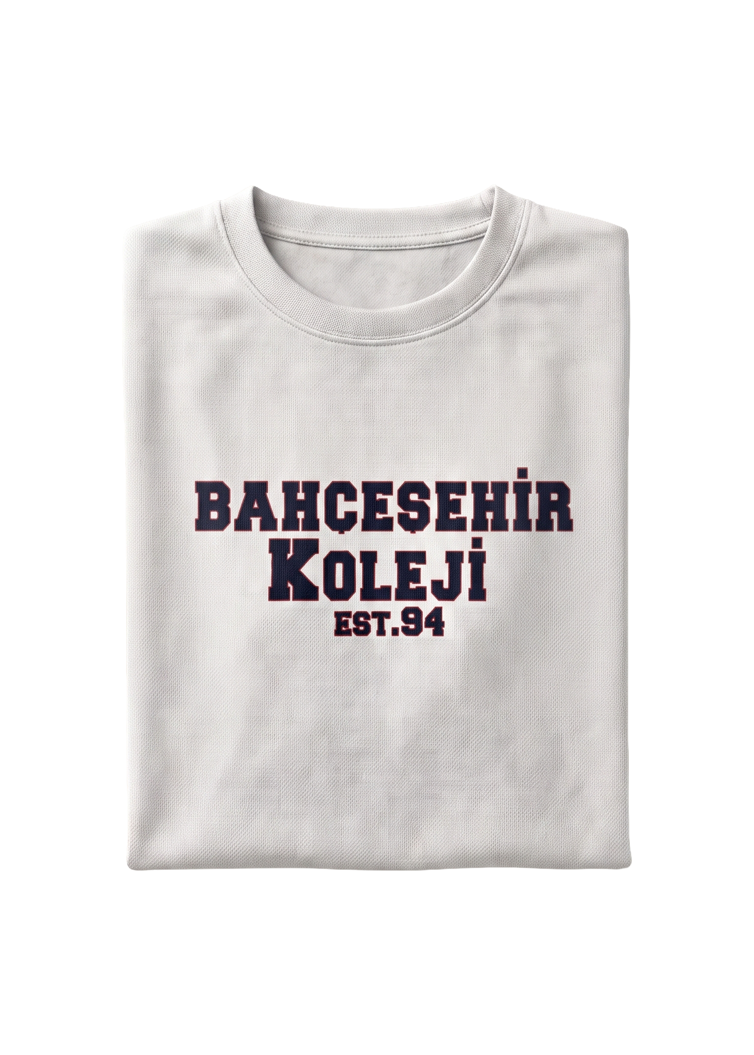 Bahçeşehir Koleji EST 94 Tishirt Beyaz (2026 Yeni Sezon)