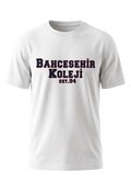 Bahçeşehir Koleji EST 94 Tishirt Beyaz (2026 Yeni Sezon)