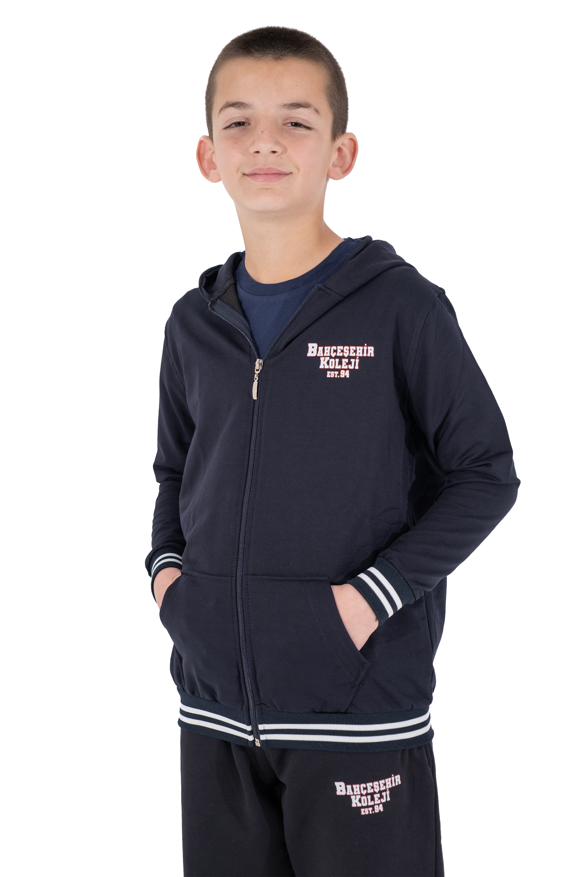BK Campus Zip-Up (3 iplik)