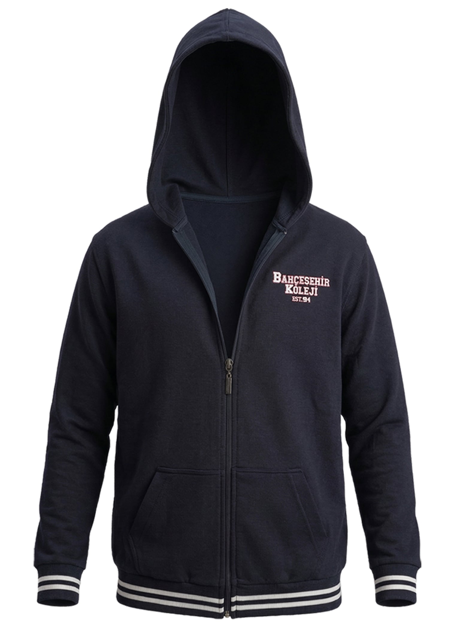 BK Campus Zip-Up (3 iplik)
